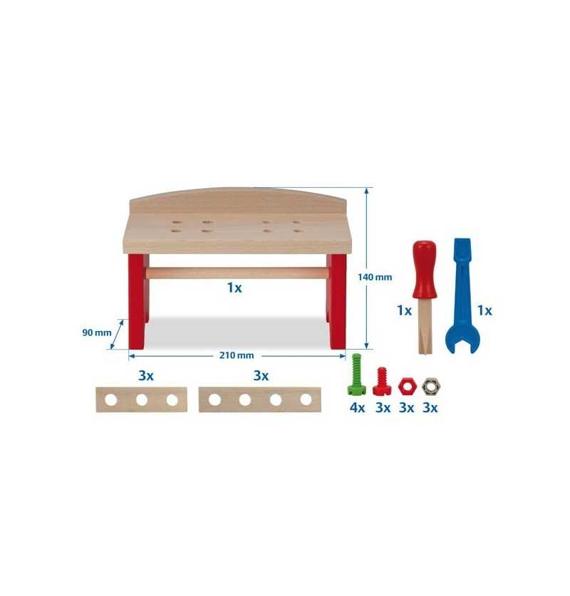 Eichhorn Banco Carpintero Infantil de Madera