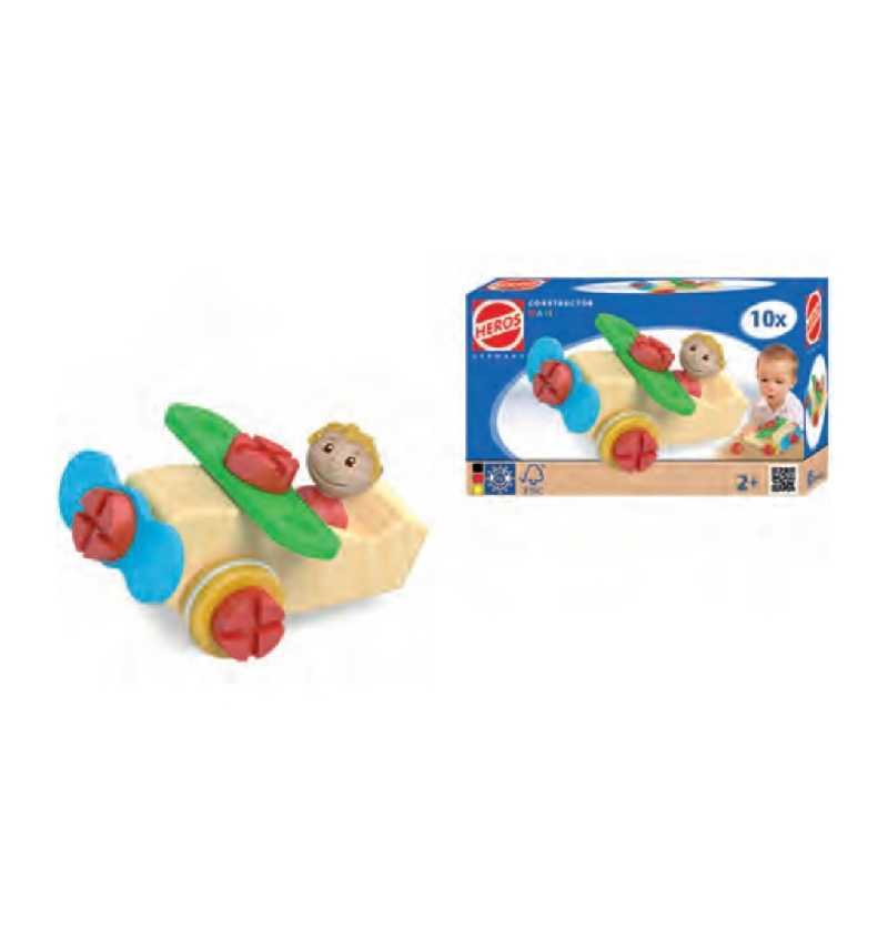 Eichhorn Juego Constructor Infantil Avión Madera