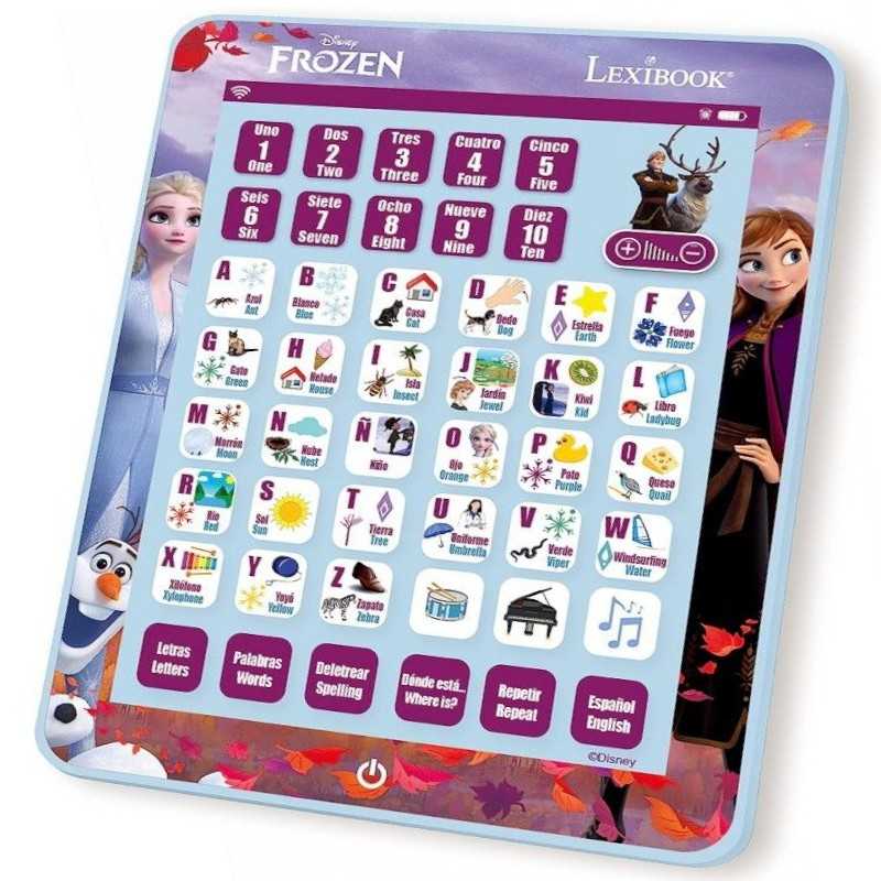 Disney Tableta Educativa Infantil Princesas Frozen Disney Idioma castellano e Inglés