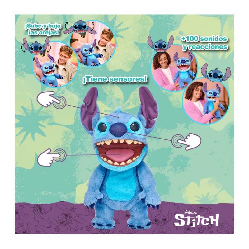 Disney Peluche electrónico Real FX Disney Stitch Puppet