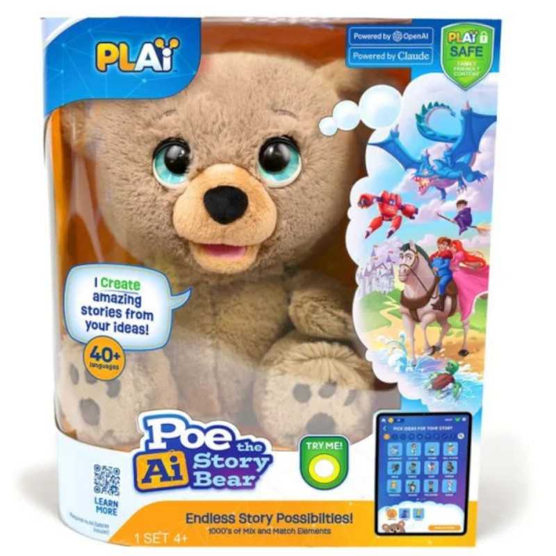 Famosa Poe el Oso Cuentacuentos con Inteligencia artificial en castellano