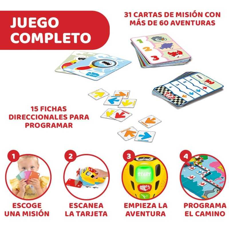 Chicco Las Aventuras de Cody, Juego Educativo con alfombra de Juego