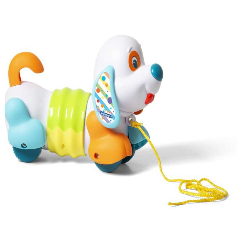 Clementoni Perrito Infantil de Arrastre de Aventuras