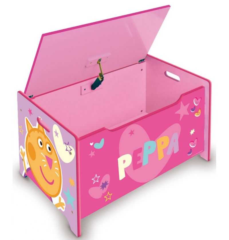 Peppa Pig Juguetero de Madera Infantil Peppa Pig