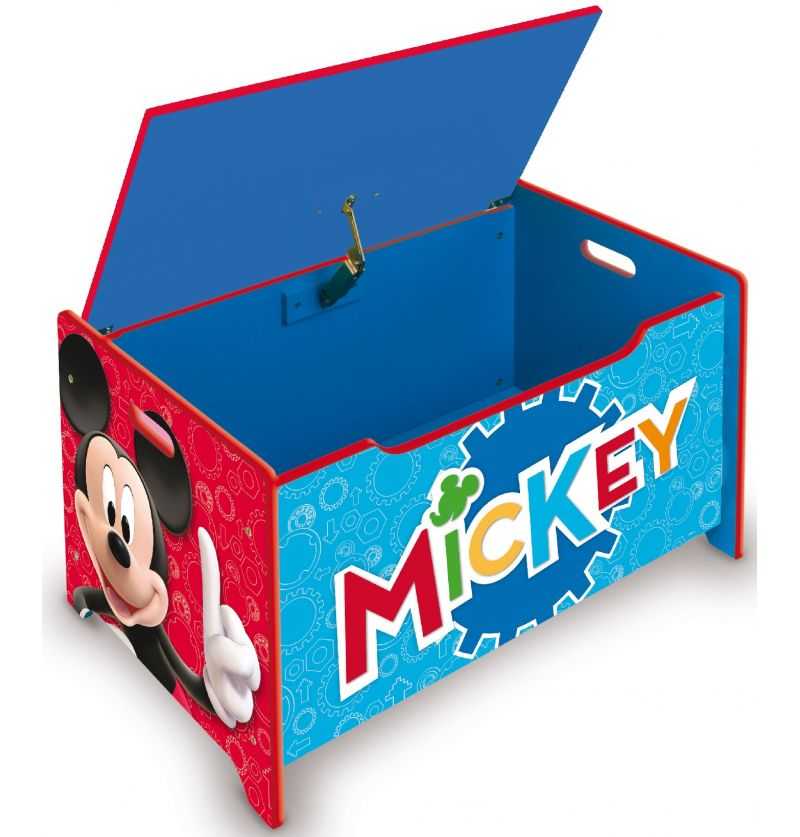 Mickey Mouse Baúl Juguetero de Madera Infantil Mickey Disney