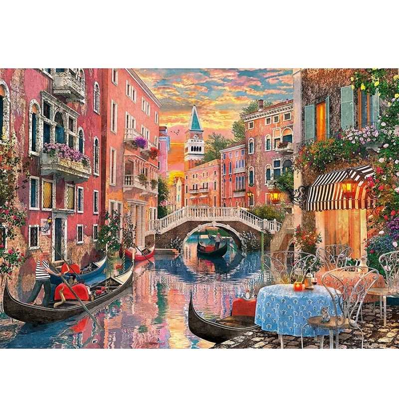 Clementoni Puzzle 6000 piezas Atardecer en Venecia Italia