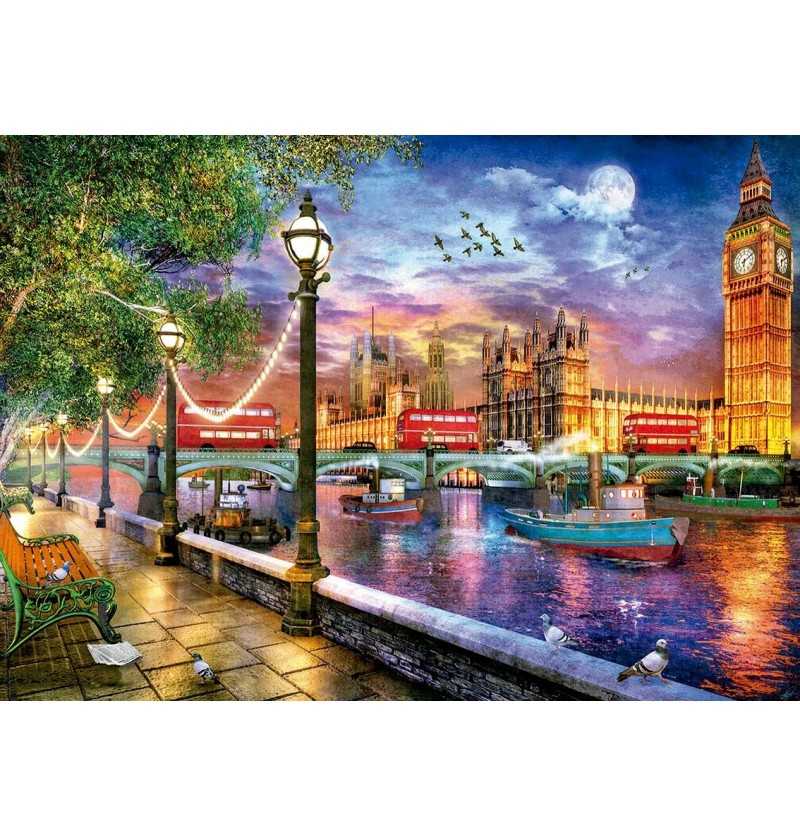 Educa Borras Puzzle 2000 piezas al atardecer en Londres, Reino Unido