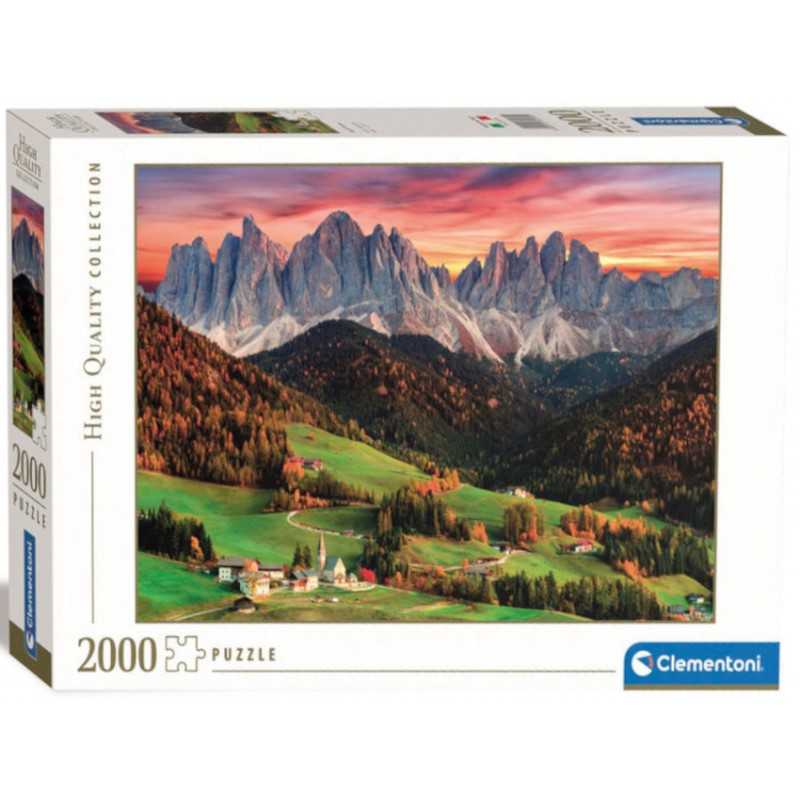 Clementoni Puzzle 2000 Piezas Valle de Funes Italia