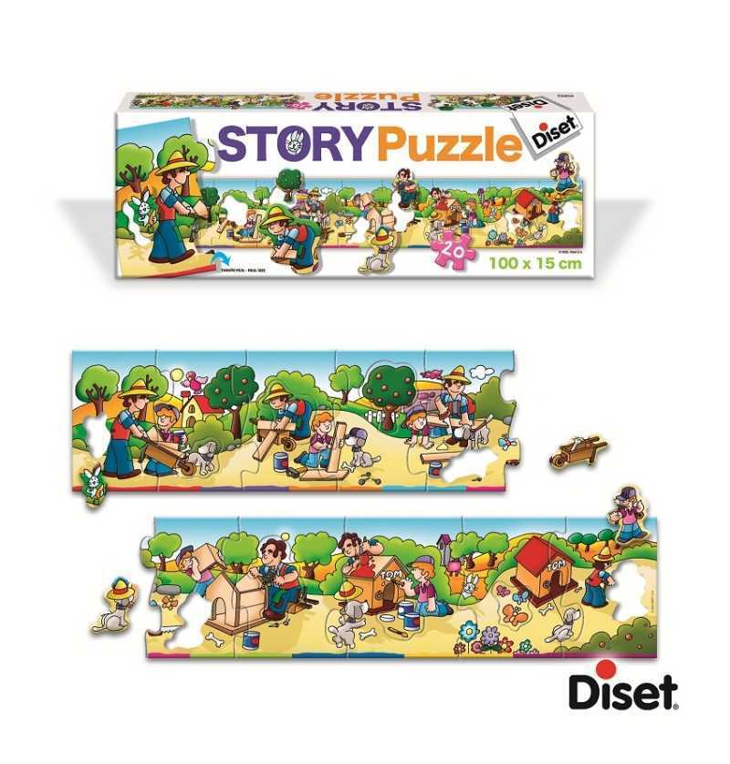 Diset Puzzle Infantil Historia Casita Perro