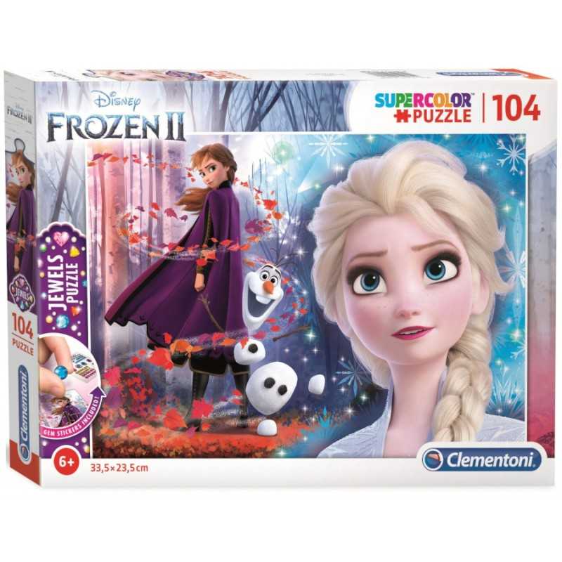 Princesas Disney Puzzle 104 piezas Princesas Elsa y Anna Frozen - Disney