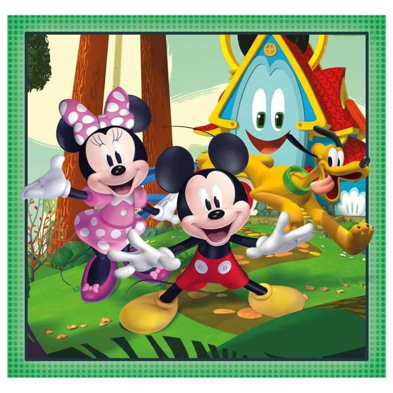 Disney Puzzles 48 piezas square Mickey Minnie Disney y Amigos