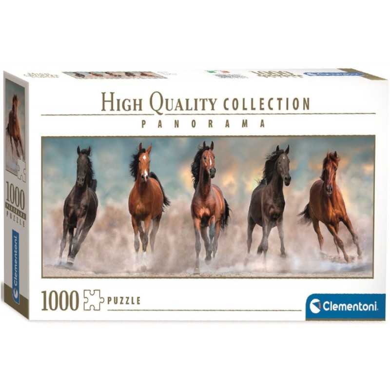 Clementoni Puzzle 1000 Piezas Manada de Caballos Salvajes