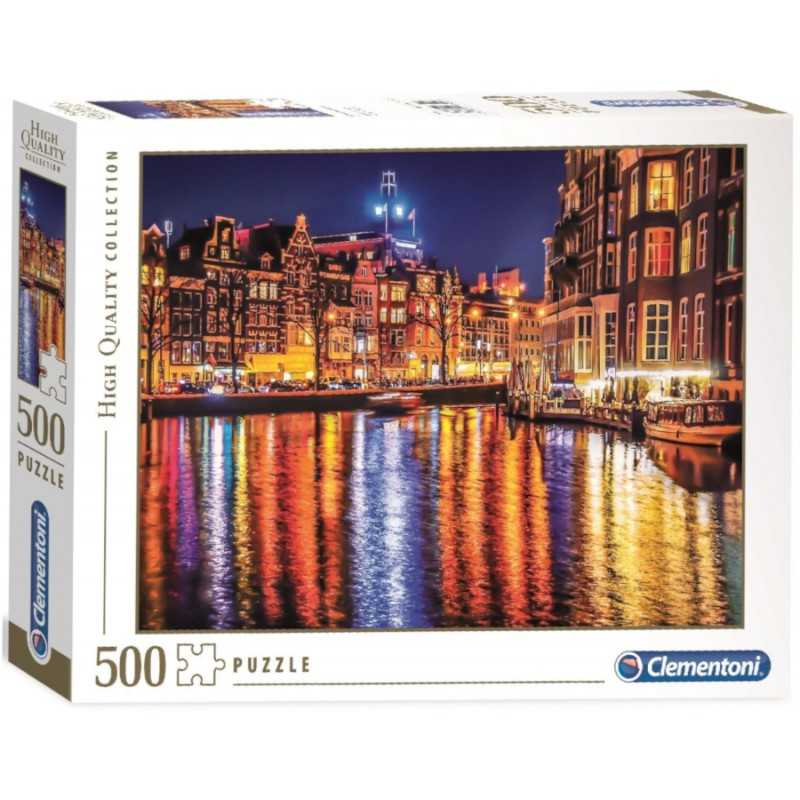 Clementoni Puzzle 500 piezas Canal de Ámsterdam