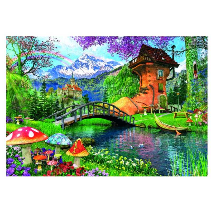 Clementoni Puzzle 500 piezas La Vieja Casa de Zapato