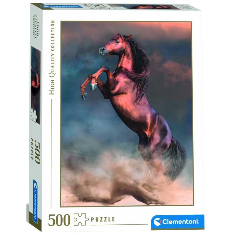 Clementoni Puzzle 500 piezas Caballo Semental Salvaje