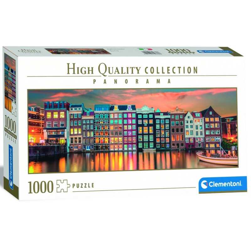 Clementoni Puzzle 1000 Piezas Panorámico puesta de sol en Ámsterdam