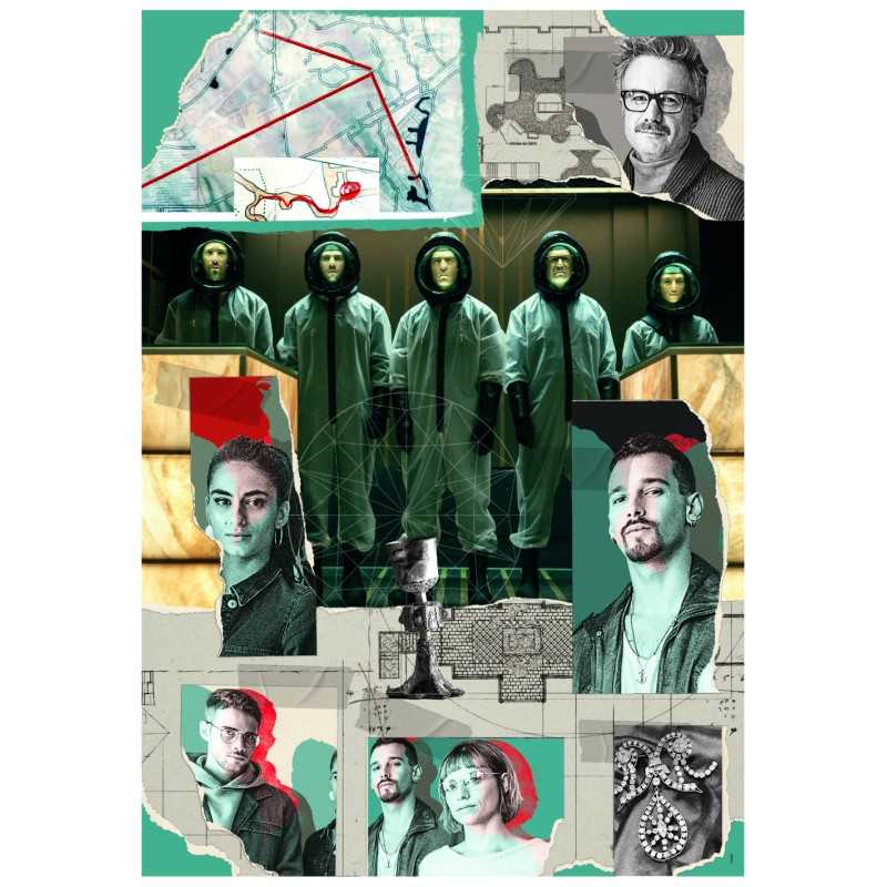 Clementoni Puzzle 1000 Piezas La Casa de Papel - Berlín