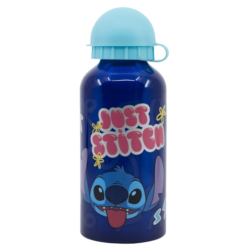 Botella de aluminio Stitch de Disney 400ml >3 años