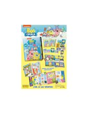 miniatura Bob Esponja Álbum de cromos vacío Colección 2024 pegatinas 2