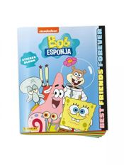miniatura Bob Esponja Álbum de cromos vacío Colección 2024 pegatinas 1