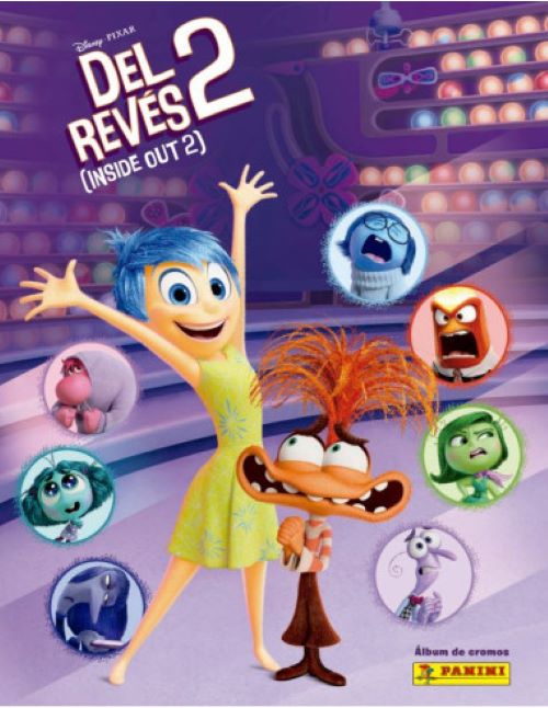 Del Revés (Inside out) Álbum de cromos vacío Colección 2024 pegatinas 1