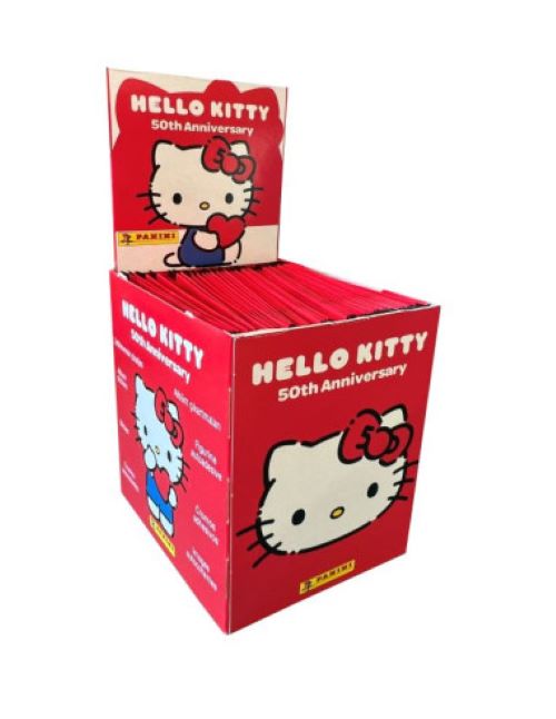 Hello Kitty Caja con 50 sobres de cromos Colección 2024 pegatinas 1