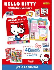 miniatura Hello Kitty Caja con 50 sobres de cromos Colección 2024 pegatinas 2
