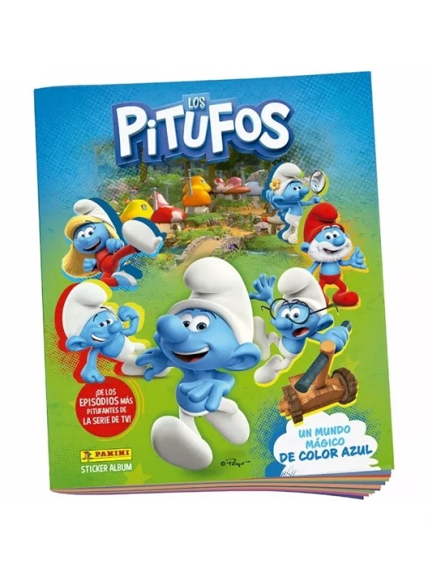 Pitufos Álbum de cromos vacío Colección 2024 pegatinas