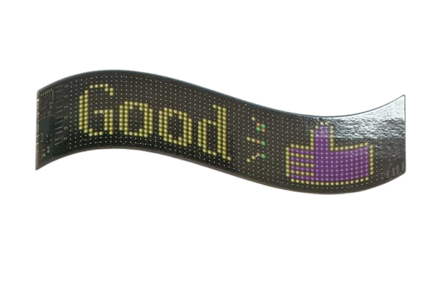 Rótulo luminoso led - Plegable, portátil, gran luminosidad