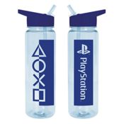 miniatura Botella PlayStation con pajita y asa fondo azul 700ml 2
