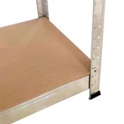 miniatura Estantería Modular Metálica con 4 Baldas MDF 700kg 160x80x40 cm 2