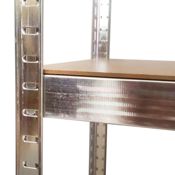 miniatura Estantería Modular Metálica con 4 Baldas MDF 700kg 160x80x40 cm 4