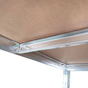 miniatura Estantería Modular Metálica con 4 Baldas MDF 700kg 160x80x40 cm 3