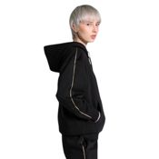 miniatura Imagen SUDADERA PUMA ESSENTIALS TAPE MINIMAL GOL NEGRO 685293-01 HOODIE MUJER