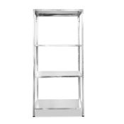 miniatura Estantería Metálica Galvanizada con 4 Baldas 120kg 150x75x30 cm 5
