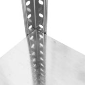 miniatura Estantería Metálica Galvanizada con 4 Baldas 120kg 150x75x30 cm 3