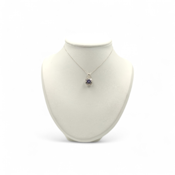 miniatura Colgante de Plata Ojo Turco Cuadrado 2