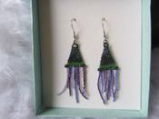 miniatura Pendientes Halloween bruja