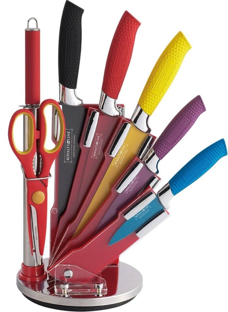 Cuchillos con soporte RL-COL8