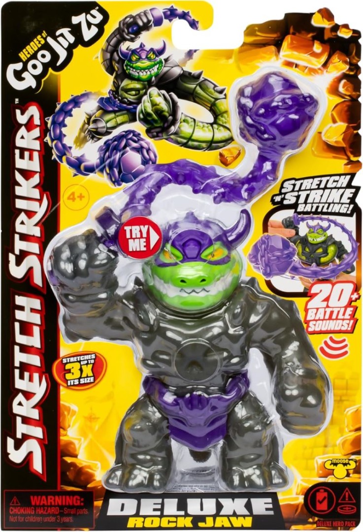 Goo Jit Zu Goo Jit Zu  Strecth strikers deluxe. Pack Rock Jam de Bandai