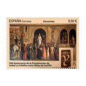 miniatura sello Isabel la Católica