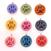 miniatura Colgante huella de gato