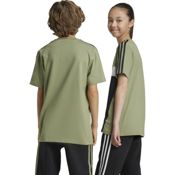 miniatura Imagen CAMISETA ADIDAS TIBERIO 3 BANDAS COLORBLOCK NEGRO VERDE BLANCAS IW3493 T SHIRT NIÑO