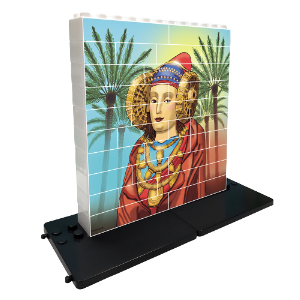 Game Movil Puzzle vertical Dama de Elche - Caja de 32 piezas