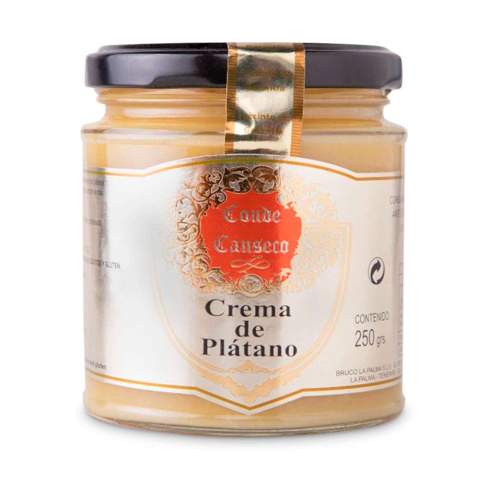 Crema de plátano- Conde Cansec.-250, g