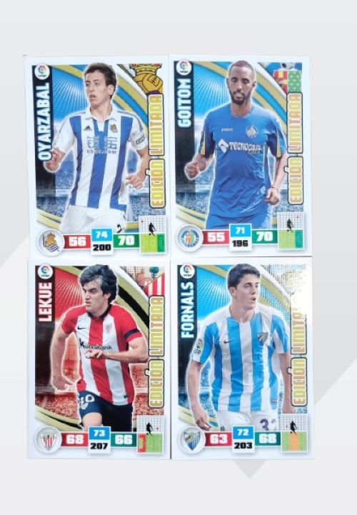 PANINI Las limitadas del Jugon 115 Todos los cromos(4) Adrenalyn XL 2015 2016 Panini