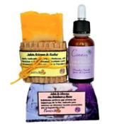 miniatura Pack Natural Manchas Faciales - Serum + Jabón Natural Azahar + Jabón Glicerina Arándanos