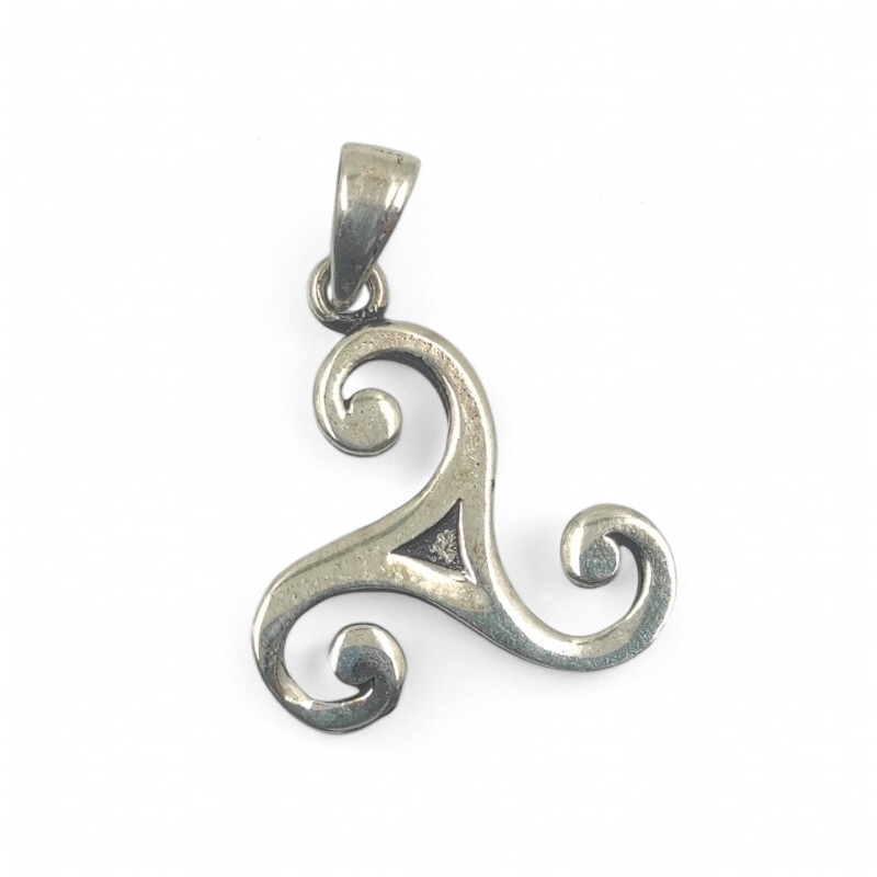 Colgante Triskel Plata 1r Ley