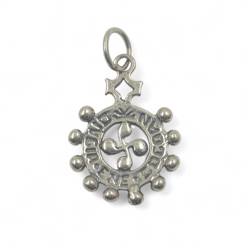 Colgante Lauburu Plata 1r Ley