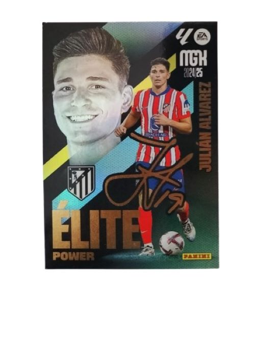PANINI Julian Alvarez Elite Power Firmada Megacracks 2024 2025 MGK 24 25 Panini